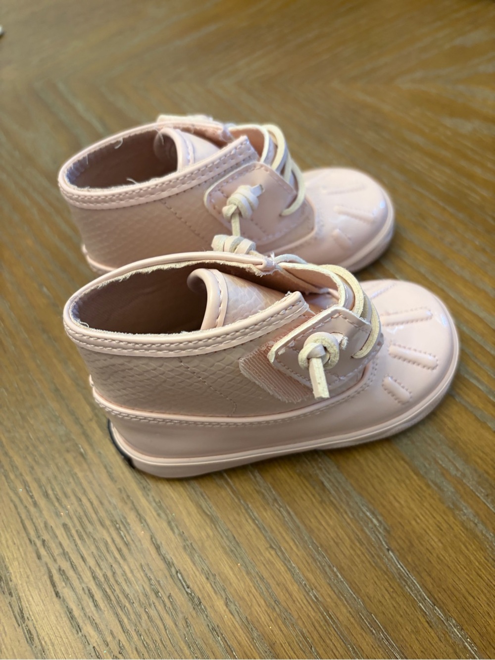 Sperry Toddler Pink High-Top Rain Boots